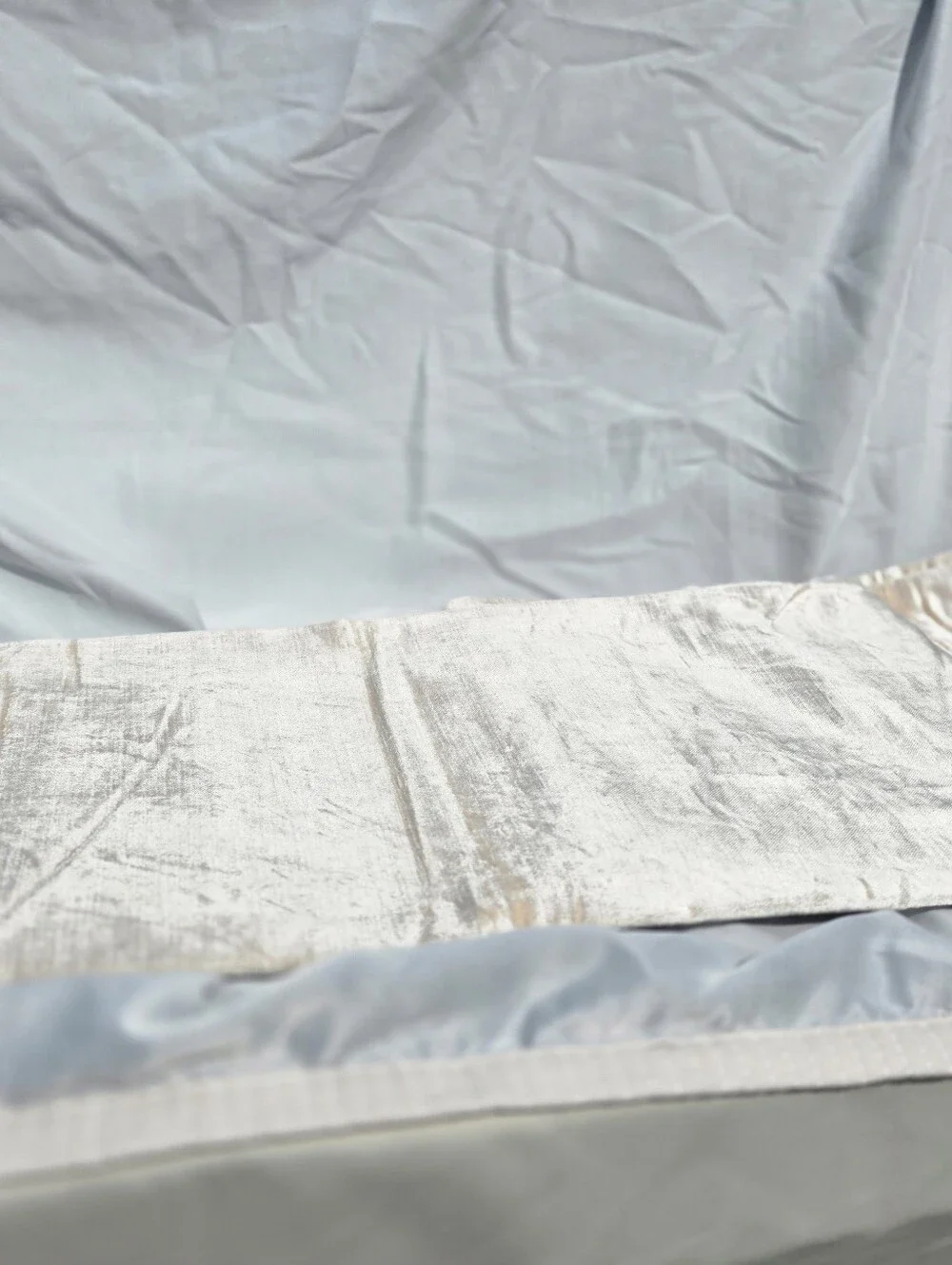 New! Quince Luster Velvet Champagne Curtains, 48